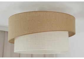 Brilagi - Lampadario SHINE 1xE27/15W/230V Ø50 cm beige/crema