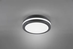 Plafoniera kendal  led da esterno r62151142 nero