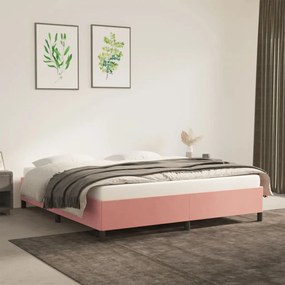 Giroletto Rosa 160x200 Cm İn Velluto /