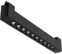 Spot Per Binario Moderno Points Alluminio Nero 10 Luci Led Naturale