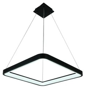 Brilagi - Lampada LED dimmerabile a sospensione su cavo FALCON SLIM LED/50W/230V 50x50 cm nero + telecomando