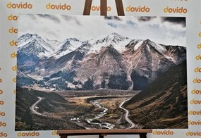 Stampa su tela – Panorama montano magnifico