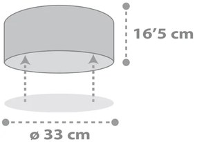 Dalber 82216B - Plafoniera per bambini STAR LIGHT 2xE27/60W/230V bianco