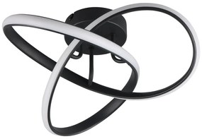 Plafoniera LED nera Meo - Reality