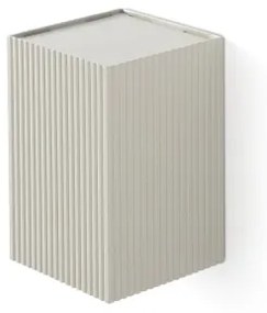 FARO 40536 - Applique SOLE 1xGU10/8W/230V grigio ondulato quadrato