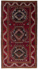 Hamedan Tappeto 160 x 300 Rosso (Iran) Annodato A Mano
