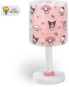 Dalber 41251 - Lampada notturna LED per bambini HELLO KITTY&FRIENDS 1xG4/4W/230V rosa