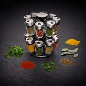 Cole&Mason - Porta spezie MASTER girevole 17 pezzi