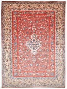Hamedan Tappeto 270 x 370 Rosso (Iran) Annodato A Mano