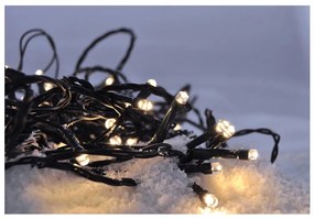 Solight 1V05-WW- Catena LED natalizia da esterno 500xLED/8 funzioni IP44 55m bianco caldo