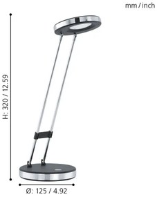 Eglo 93076 - Lampada LED da tavolo GEXO LED/3W/230V