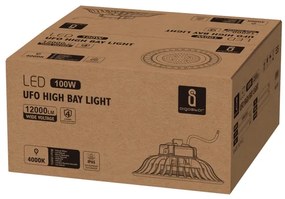 Aigostar - Lampada LED industriale UFO HIGHBAY LED/100W/230V 4000K IP65
