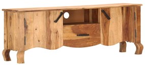 Mobile Porta Tv 115x30x42 Cm İn Legno Massello /