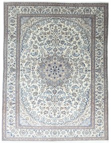Nain Tappeto 390x290 Beige (Iran) Annodato A Mano