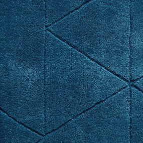 Tappeto di lana blu , 150 x 230 cm Kasbah - Think Rugs