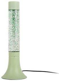 Lampada da tavolo verde con paralume in vetro (altezza totale 37,5 cm) Astro Glittler – Leitmotiv
