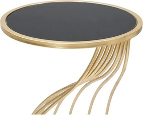 Tavolo rotondo con piano in vetro ø 35 cm Flush - Mauro Ferretti