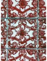 Rebel Walls Tapete Artisan Tiles - Indian Red