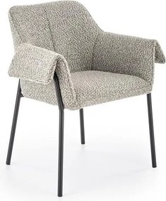 Sedia imbottita K522 grigio