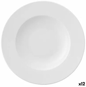 Piatto Fondo Ariane Prime Ceramica Bianco (23 cm) (12 Unità)