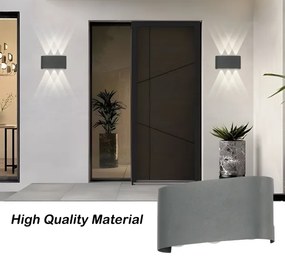 Brilagi - Applique da esterno a LED FLAREBOX 6W 230V antracite IP65