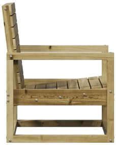 Set Salotto da Giardino 3 pz in Legno Impregnato di Pino