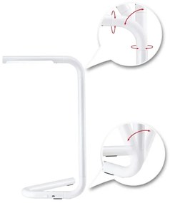 Paulmann 95423 - Lampada da tavolo LED/4,5W touch dimmerabile FLEXLINK 5V/USB bianca