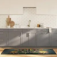 Tappeto da Cucina Multicolore 60x180 cm Lavabile Antiscivolo 136626