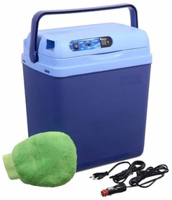 Contenitore refrigerante portatile con display — 48 W, 230/12 V, 25 L, blu