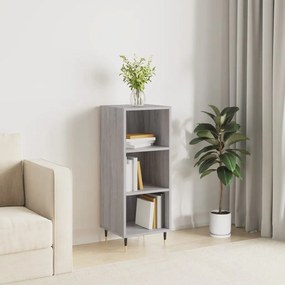 Credenza grigio sonoma 34,5x32,5x90 cm in legno multistrato