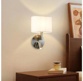 Brilagi - Applique a LED DAYA 1xE14/40W/230V + LED/3W bianco/cromo opaco