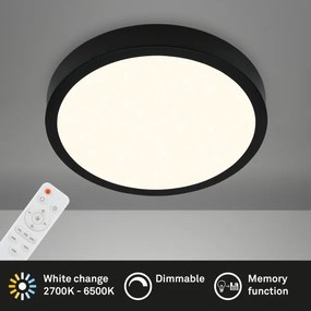 Briloner 3704-015- Plafoniera LED dimmerabile RUNA LED/22W/230V nero + +TC