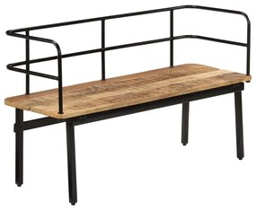 Panca 120x40x70 cm in legno massello di mango
