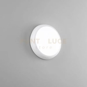 Plafoniera led d'emergenza hublot bianca 18w 2500lm cct 3000k / 430...