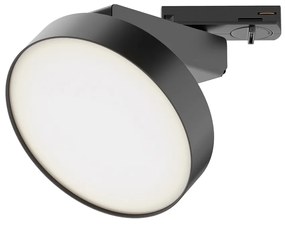 Faretto Per Binario Orientabile Zon In Metallo Nero 1 Luce Calda