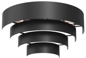 Applique RINGS 2xE27/15W/230V nero