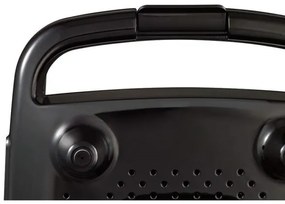 Tefal - Macchina per i panini CROC TIME 700W/230V nero/cromo