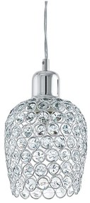 Eglo 94896 - Lampadario di cristallo BONARES 1 1xE27/60W/230V