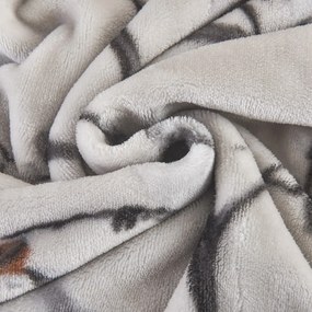 Set copripiumino e federa grigio in micropile per letto singolo 140x200 cm Ronja – My House