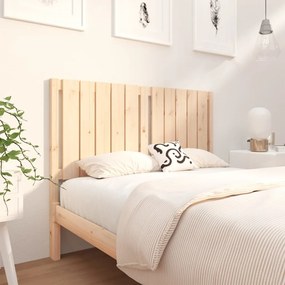 Testiera Per Letto 125,5x4x100 Cm İn Legno Massello Di Pino /
