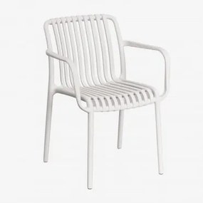 Confezione da 4 sedie da giardino con braccioli Wendell Gardenia - Sklum