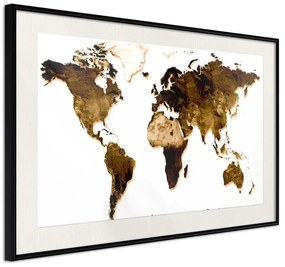 Poster  Our World  Cornice Quadri Cornice nera con pass-partout, Larghezza x Altezza Home decor 90x60