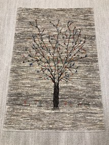 Loribaft Tappeto persiano 100 x 150 Grigio (Iran) Annodato A Mano