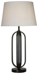 Searchlight EU91101WH - Lampada da tavolo CHIC 1xE27/60W/230V bianca