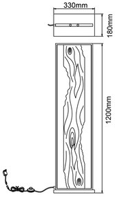 Brilliant - Lampada LED da terra CHAUMONT LED/20W/230V