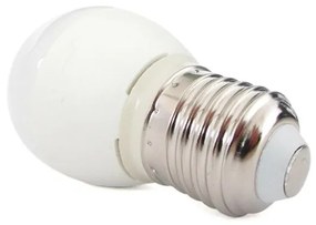 Lampada A Led E27 G45 5,5W Neutro 4000K Forma Sfera Bulbo Palla 240 Gradi 220V Chip Samsung SKU-175