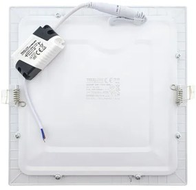 LED Suspended soffitto chiaro SQUARE LED/18W/230V 2700K