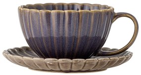 Tazzina per cappuccino viola in gres 220 ml Latina – Bloomingville