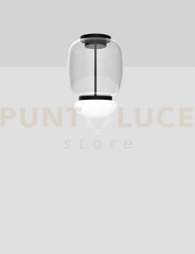 Faro lampada da soffitto g cristallo bianco nero opaco 2 l2202 led ...