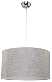Duolla - Lampadario a sospensione con filo ALTO 1xE27/40W/230V diametro 45 cm grigio